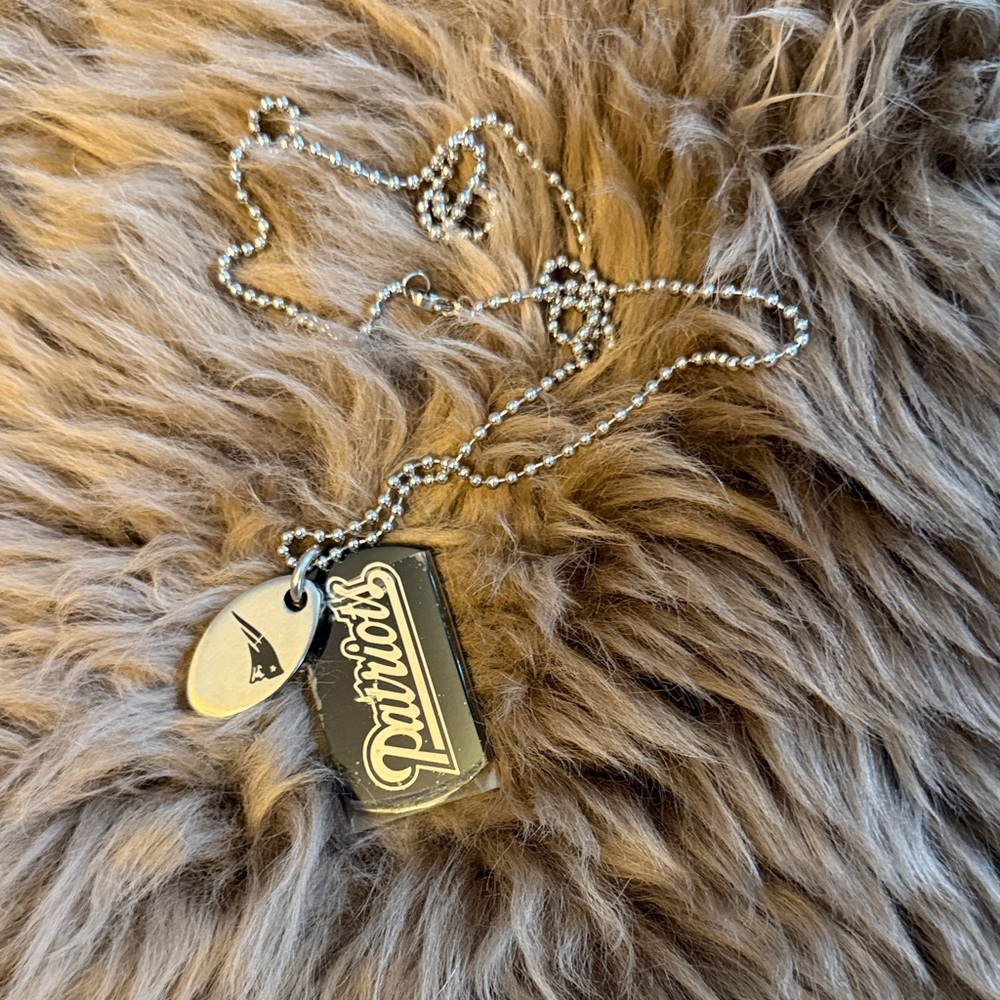 New England Patriots Stainless Steel Necklace
